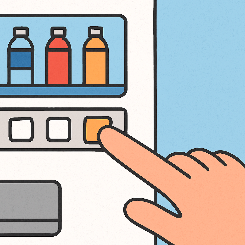 自販機の押しボタンの仕組み：なぜあのボタンを押すと商品が出てくるのか