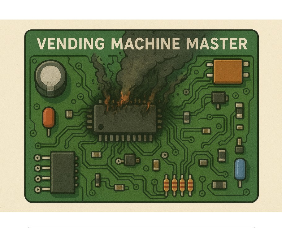 猛暑シーズンの自販機トラブル：マスター基板交換で解決する故障の連鎖と暴走防止策